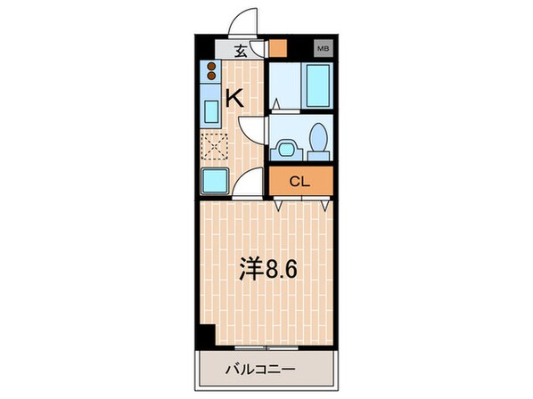 サンシャ３の物件間取画像